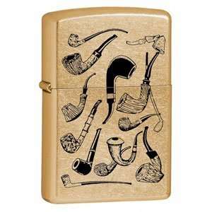  Zippo Pipes Galore Street Gold Pipe Lighter: Sports 