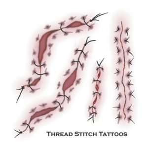  Tattoo Thread Stitch Fix (Case of 1): Home & Kitchen