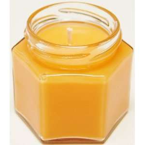  4 Pack 4 oz Squat Hex Soy Candle   Fruit Slices 