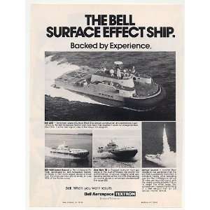  1976 Bell Aerospace LSES Large Surface Effect Ship Print 