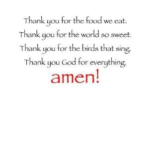  Thank You God for Everything Bib: Baby