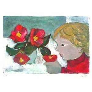   : Petit Bouquet de Fleurs by Nathalie Chabrier, 26x20: Home & Kitchen