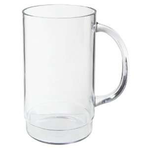 Clear 20 Oz Beer Mug W/ Handle   00083 1 CL:  