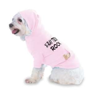  X Ray Techs Rock Hooded (Hoody) T Shirt with pocket for your Dog 