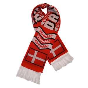  Denmark National Soccer Team   Premium Fan Scarf: Sports 