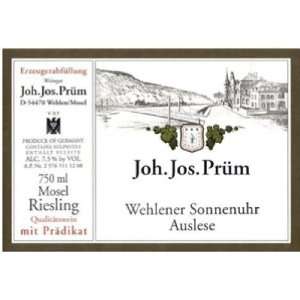 2007 Joh. Jos. Prum Gold Cap Wehlener Sonnenuhr Auslese Riesling 375 