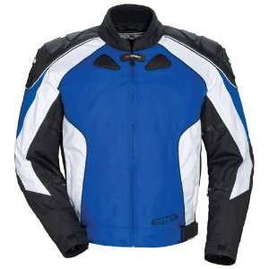   Mens Motorcycle Jacket Blue Extra Large XL 8984 0202 07 (Closeout