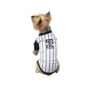   Baseball Sports Jersey Yankee Type Dog Tee Shirt Small: Pet Supplies