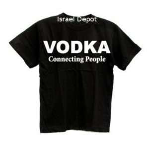  VODKA Connecting People Funny Cool T shirt 3XL: Everything 