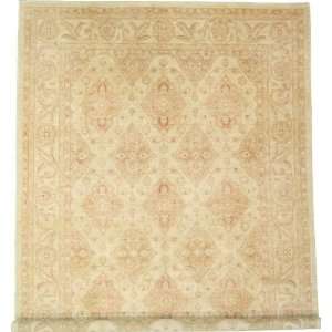  911 x 134 Ivory Hand Knotted Wool Ziegler Rug: Furniture 