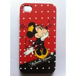  Minnie Mouse New York Polka dot IPhone 4 4G Hard Case 