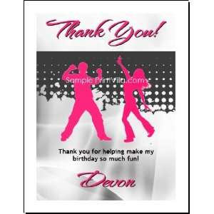 Dance Party Thank You Cards