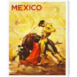  Mexico (Bullfighter) AZV00129 metal print: Home & Kitchen
