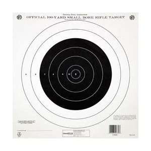   100 yard Single Bullseye to Train or Qualify Target (Pack of 100