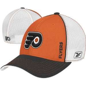  Philadelphia Flyers Structured Soft Mesh Flex Hat: Sports 