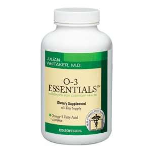  O 3 Essentials   Omega 3 Fatty Acids (120 Softgels 