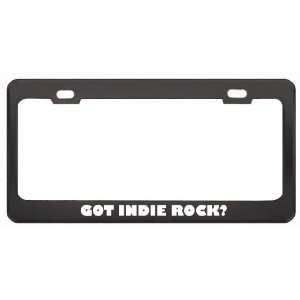 Got Indie Rock? Music Musical Instrument Black Metal License Plate 