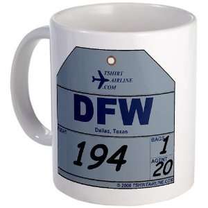  DFW Dallas Ft. Worth Airport Hobbies Mug by  