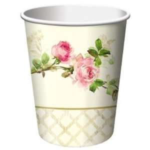  Lattice Rose 9 oz Hot/Cold Cups: Kitchen & Dining
