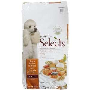 Purina Pro Plan Selects   Salmon & Brown Rice   33 lbs (Quantity of 1)