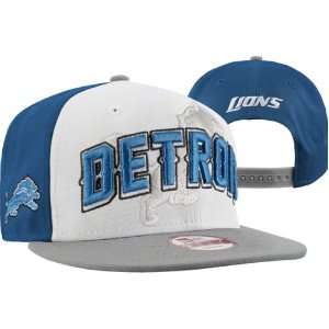 Detroit Lions 2 Tone New Era 9FIFTY 2012 Draft Snapback Hat:  