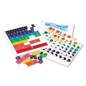  Learning Resources Rainbow Fraction Tiles LRNLER0615: Toys 