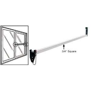    White Security Bar for Sliding Glass Doors: Home Improvement