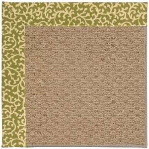   Zoe Raffia Green Avocado Square 12.00 x 12.00 Area Rug