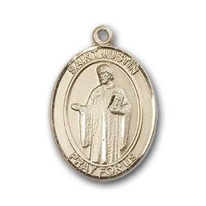  12K Gold Filled St. Justin Medal Jewelry