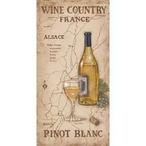    Wine Country III   Janet Kruskamp 12x24 CANVAS
