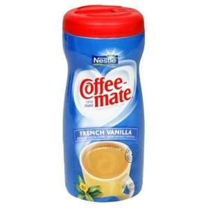 Coffee mate Coffeemate French Vanilla Powder 15 Ounce Canisters Pack 