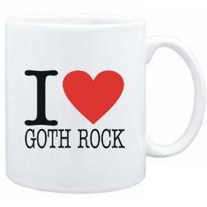  Mug White  I LOVE Goth Rock  Music: Sports & Outdoors