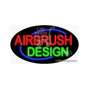  Airbrush Design Neon Sign: Office Products
