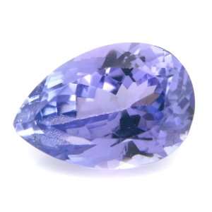 Natural Violet Blue Tanzanite Loose Gemstone Pear Cut 4.15cts 11*7mm 