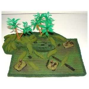  Finished Terrain: 15mm Vietnam   Jungle Field with Downed 