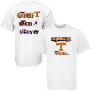   Tennessee Volunteers White Good,Bad & Ugly T shirt: Sports & Outdoors