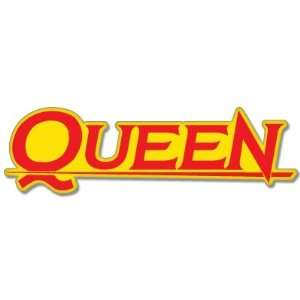  Queen Freddie Mercury music band bumper sticker 6x 3 