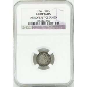   Details Seated Liberty Silver Half Dime Graded by NGC 