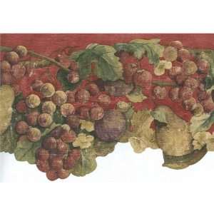  Die Cut Grapes Grapevine Wallpaper Border