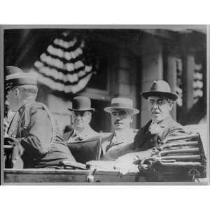  President Woodrow Wilson,open car,c1913