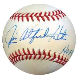  Jim Catfish Hunter Autographed AL Baseball HOF 87 PSA/DNA 