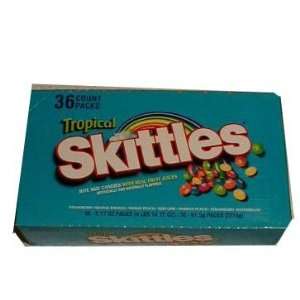 Skittles Tropical Fruits (36 Count):  Grocery & Gourmet 
