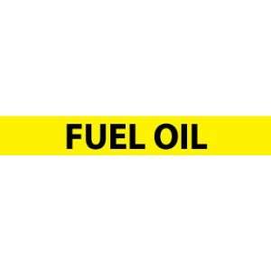  PIPE MARKERS FUEL OIL 1X9 1/2 CAPHEIGHT VINYL