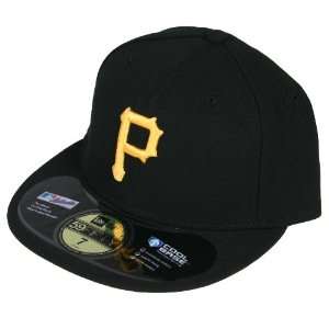 New Era Cap Fitted Pittsburgh Pirates Cool Base Black Gold 