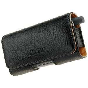 HORIZONTAL LEATHER POUCH CASE WITH FIXED BELT CLIP AND LOOP FOR HTC 