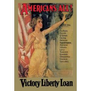  Americans All Victory Liberty Loan 20x30 poster