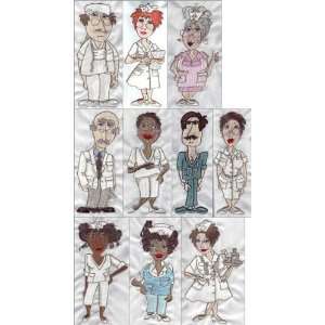  Happy Nurses by Loralie Designs Embroidery Designs on CD 