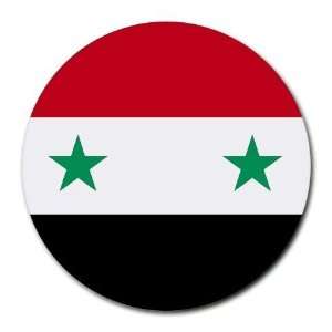  Syria Flag Round Mouse Pad: Office Products