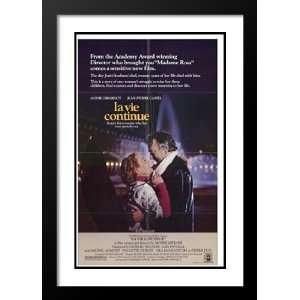 La Vie Continue 20x26 Framed and Double Matted Movie Poster   Style A