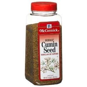 McCormick Cumin Seed, 16 Ounce Plastic Bottle  Grocery 